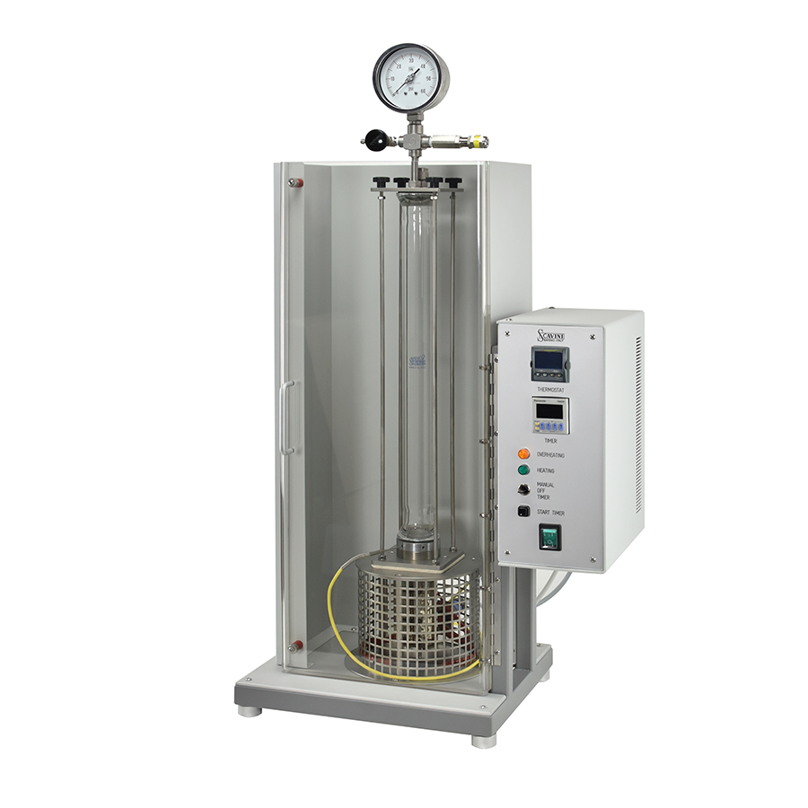 Aparat do określania korozji odlewów ze stopów aluminium w płynach chłodzących silniki w warunkach odprowadzania ciepła